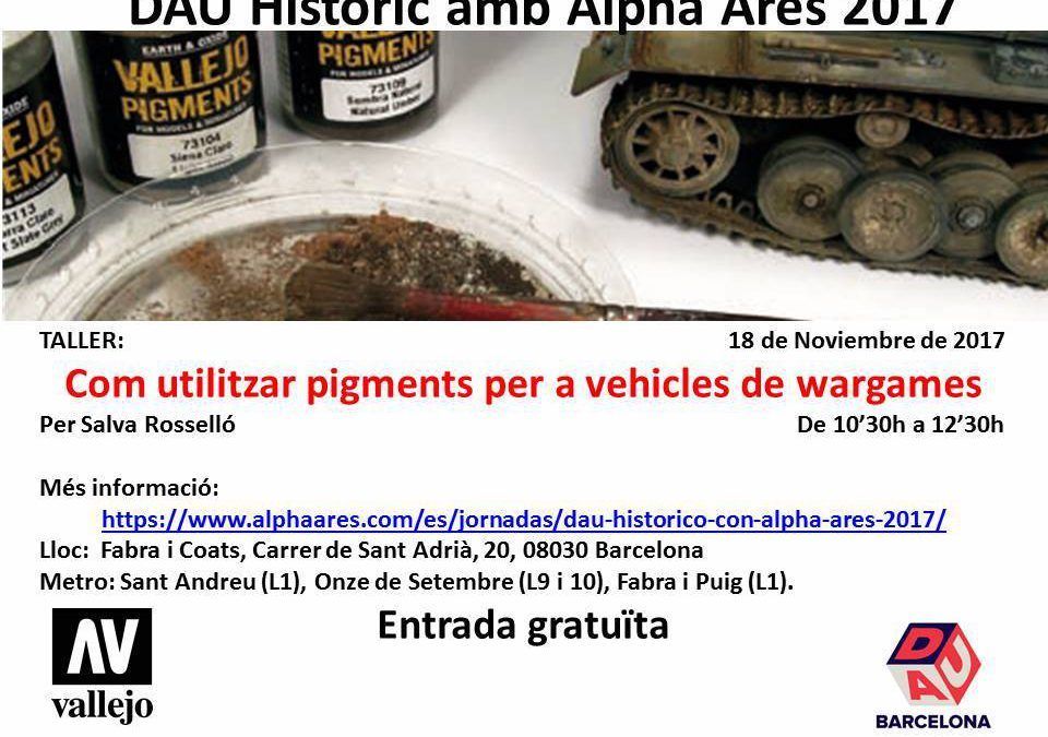 Taller: Com utilitzar pigments per a vehicles de wargames